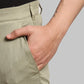 Men Regular Fit Navy Trouser
