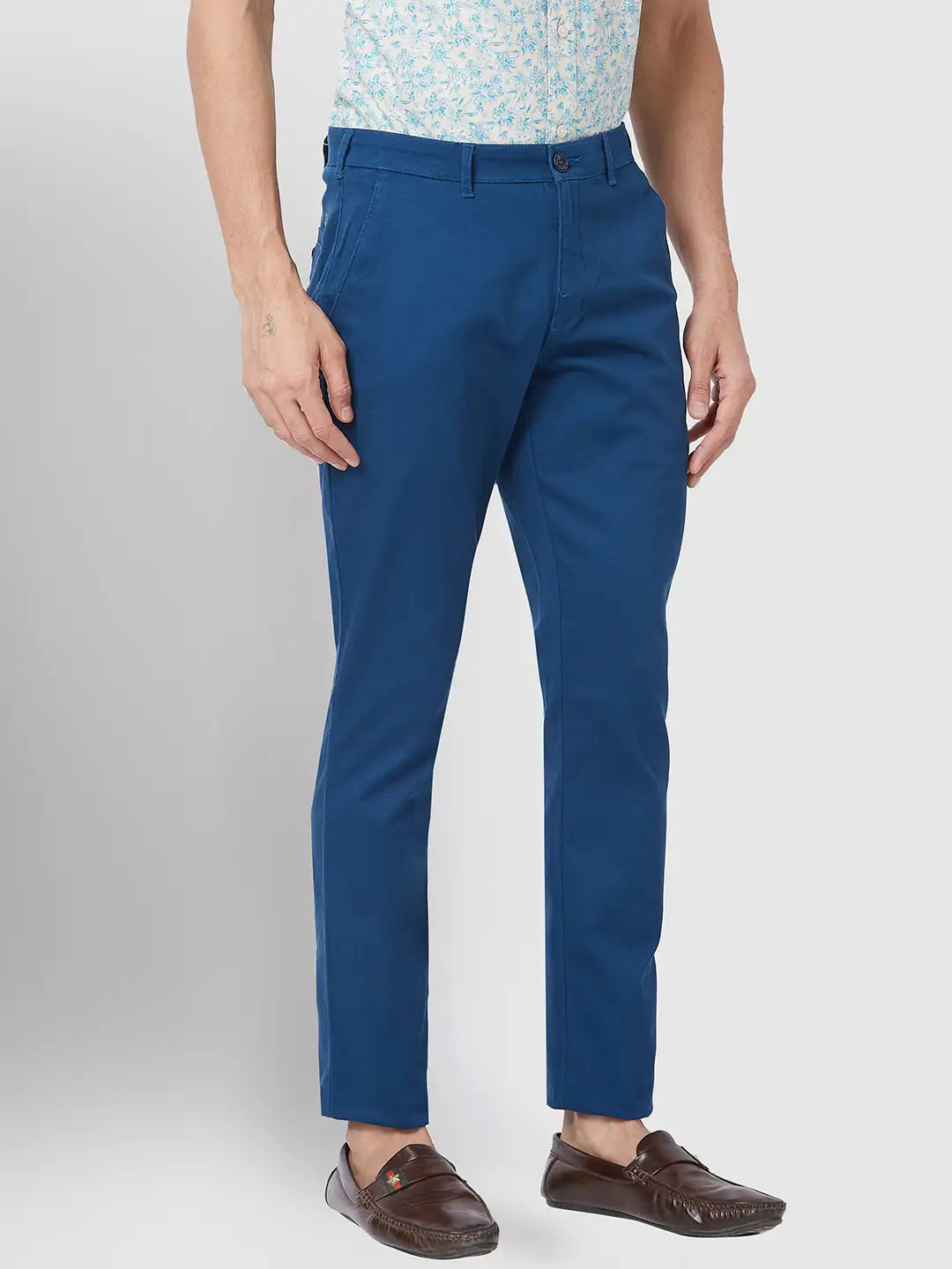 Men Nuvo Fit Grey Trouser