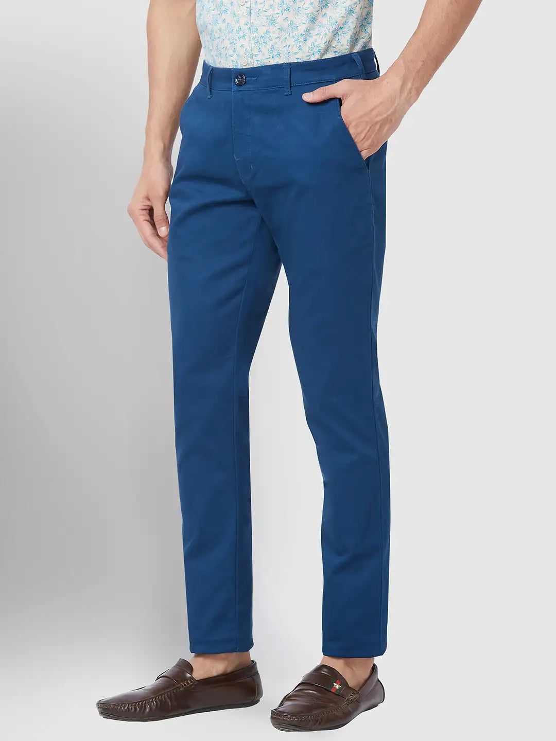 Men Nuvo Fit Grey Trouser