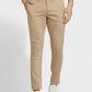 Men Regular Fit Light Khaki Chinos