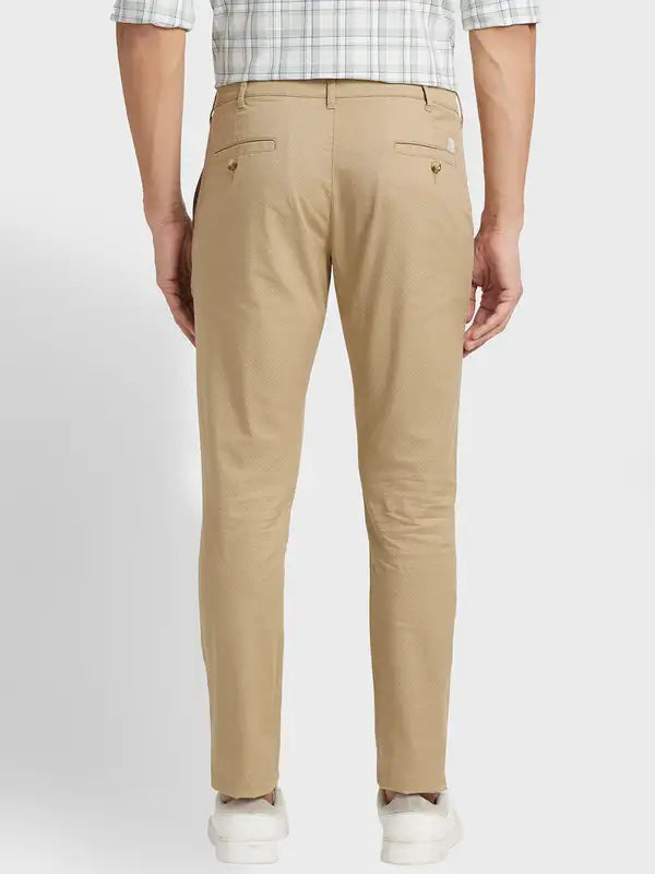Men Tailored Fit Dark Green Chinos