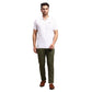 Men Tailored Fit Blue Chinos