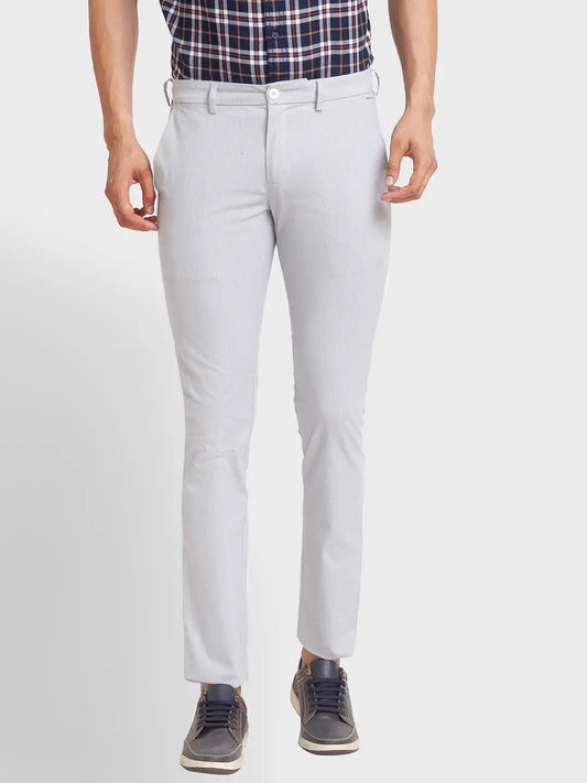 Men Regular Fit Dark Green Trouser