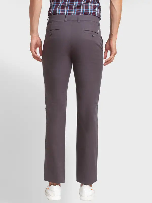 Men Tailored Fit Green Trouser