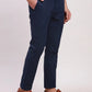 Colorplus Men Grey Solid Piece Dyed Nuvo Fit Cotton Blend Trousers