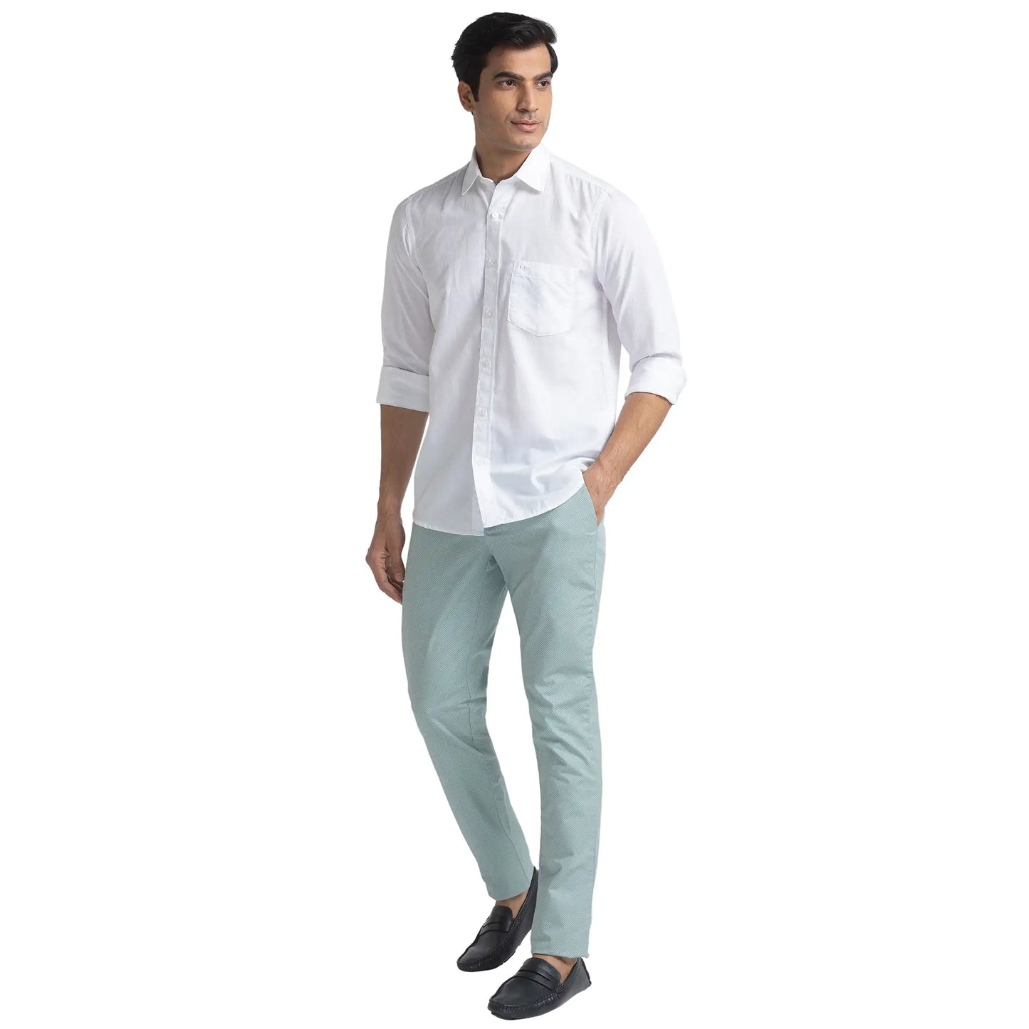 Men Tailored Fit Fawn Trouser
