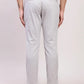 Colorplus Men Grey Solid Piece Dyed Nuvo Fit Cotton Blend Trousers