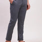 Colorplus Men Green Solid Piece Dyed Tailored Fit Cotton Blend Trousers