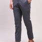 Colorplus Men Green Solid Piece Dyed Tailored Fit Cotton Blend Trousers