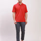 Colorplus Men Green Solid Piece Dyed Tailored Fit Cotton Blend Trousers
