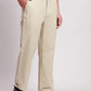 Men Grey Tailored Fit Solid Piece Dyed Cotton Trouser
