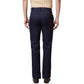 Men Grey Tailored Fit Plain Cotton Trouser