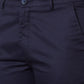 Men Grey Tailored Fit Plain Cotton Trouser
