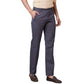 Men Black Tailored Fit Plain Cotton Trouser