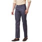 Men Black Tailored Fit Plain Cotton Trouser