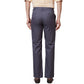 Men Black Tailored Fit Plain Cotton Trouser