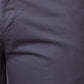 Men Black Tailored Fit Plain Cotton Trouser