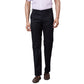 Men Brown Tailored Fit Plain Cotton Trouser