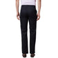 Men Brown Tailored Fit Plain Cotton Trouser