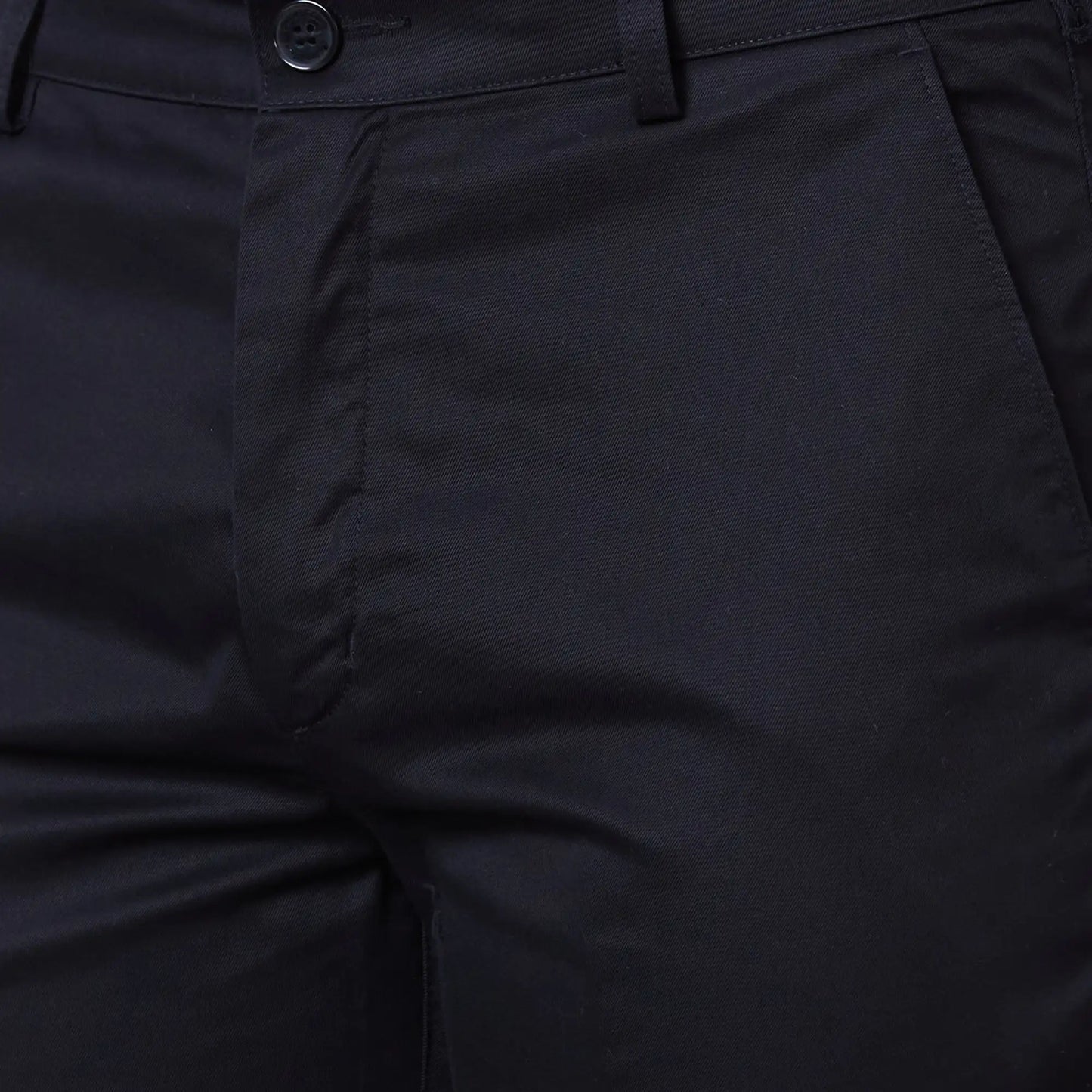 Men Brown Tailored Fit Plain Cotton Trouser
