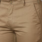 Men Brown Tailored Fit Yarn Dyed Polyester Blend Trouser