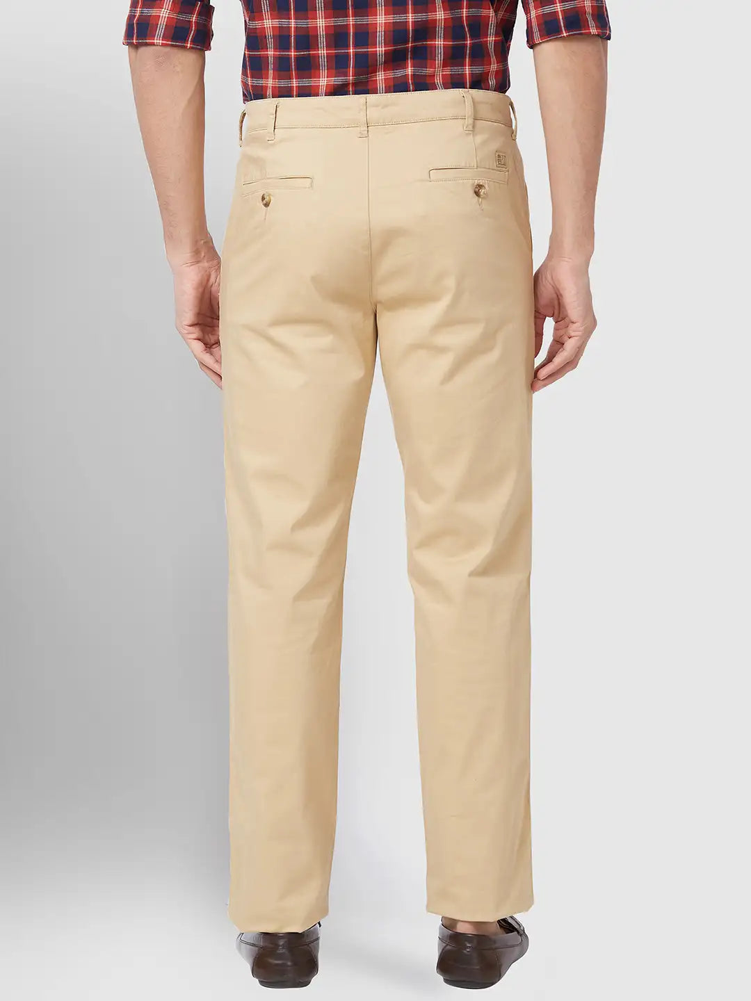 Men Contemporary Fit Fawn Trouser
