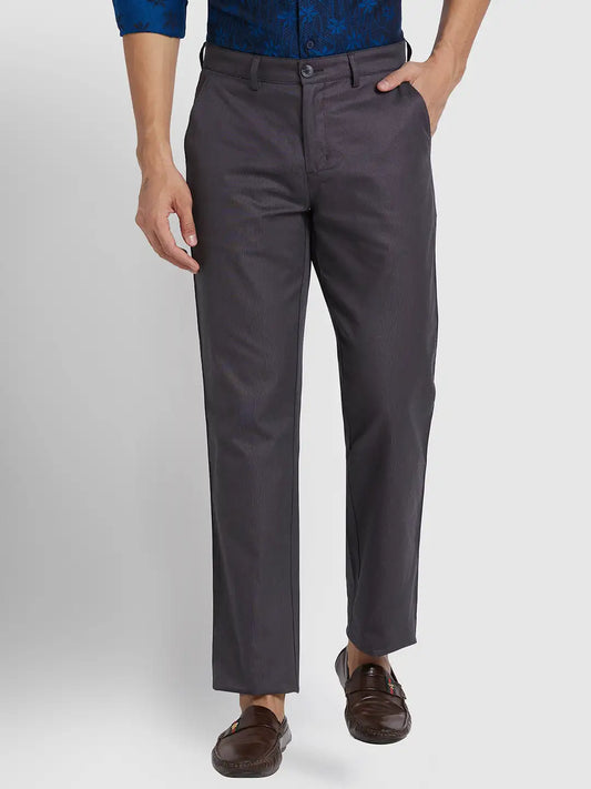 Men Regular Fit Green Trouser
