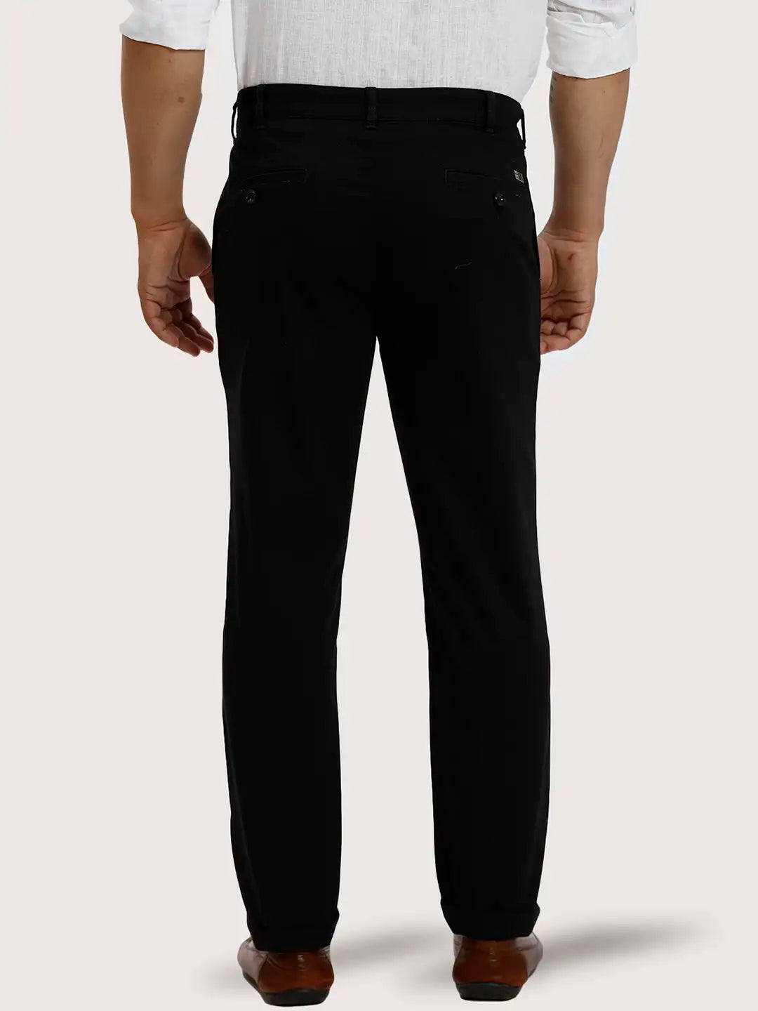 ColorPlus Regular Fit Solid Dark Green Trouser
