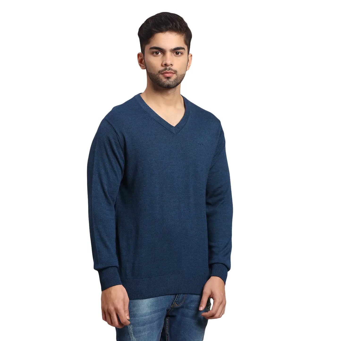Men Tailored Fit Fawn Sweater