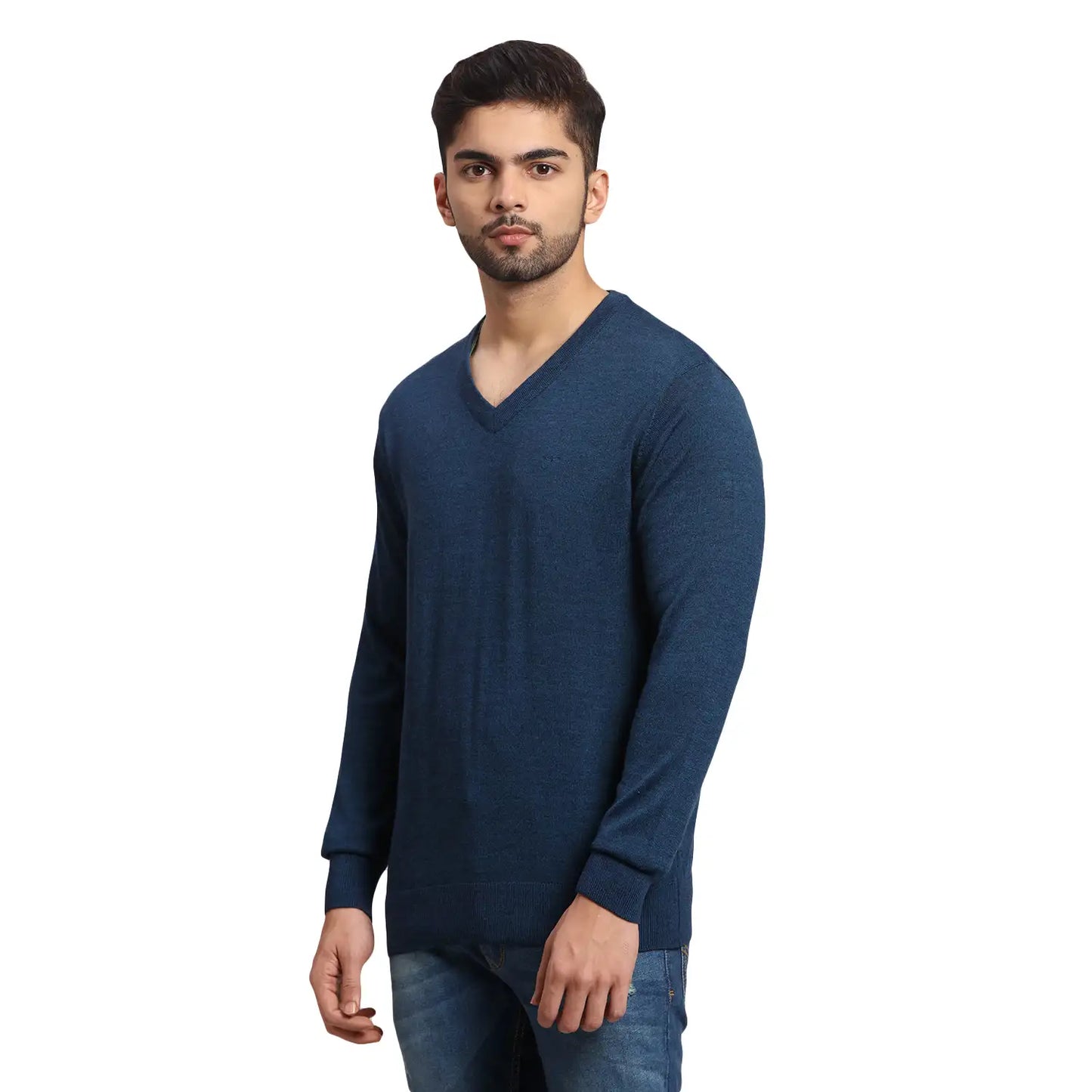 Men Tailored Fit Fawn Sweater