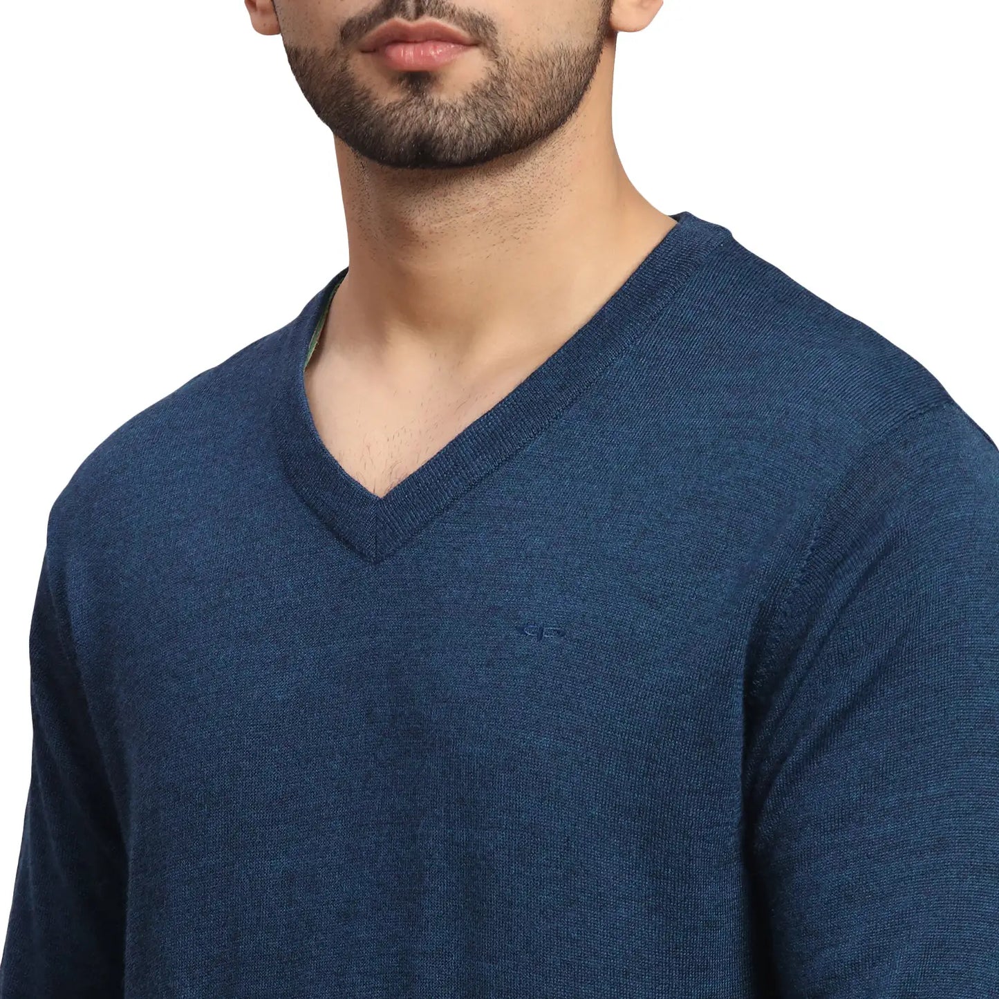 Men Tailored Fit Fawn Sweater