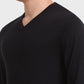 ColorPlus Men Brown Solid Classic Wool Blend Sleeveless Sweaters