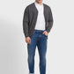 Men Tailored Fit Black Sweater