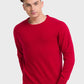 Men Tailored Fit Blue Sweater