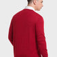 Men Tailored Fit Blue Sweater