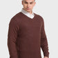 Men Tailored Fit Red Winter Wear
