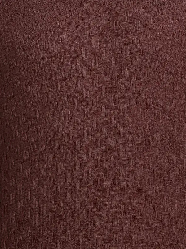 Men Tailored Fit Red Winter Wear