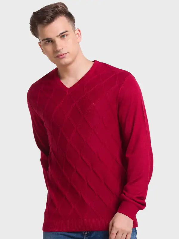 Men Tailored Fit White Winter Wear