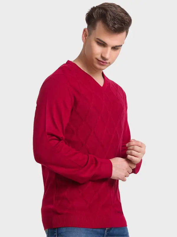Men Tailored Fit White Winter Wear