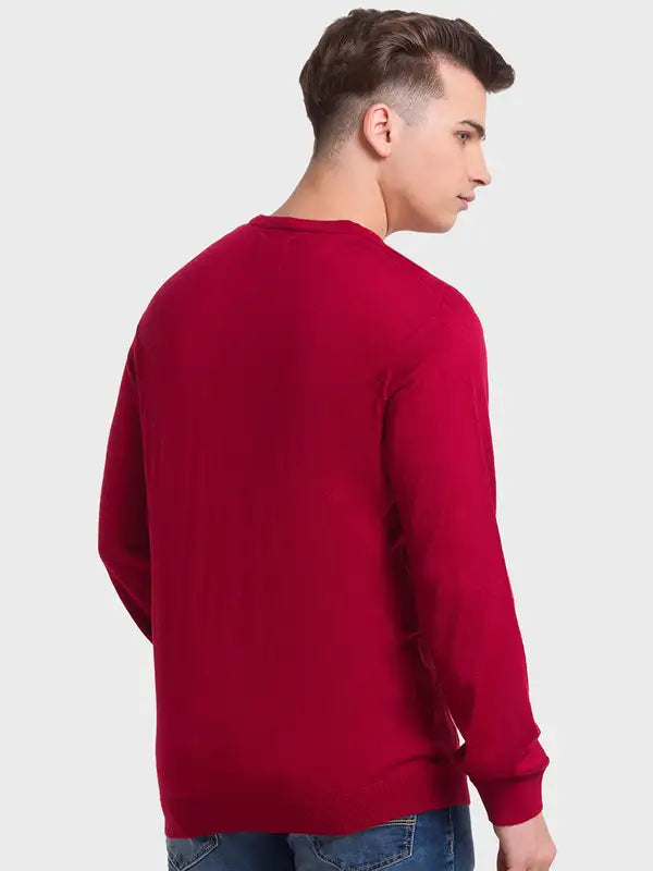Men Tailored Fit White Winter Wear