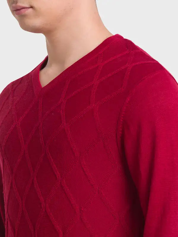 Men Tailored Fit White Winter Wear