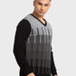 Men Tailored Fit Blue Sweater