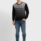 Men Tailored Fit Blue Sweater