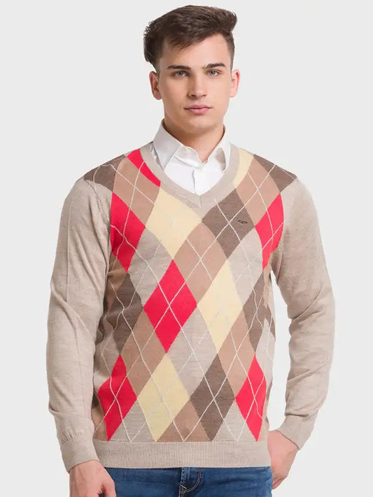 Men Tailored Fit Blue Winter Wear