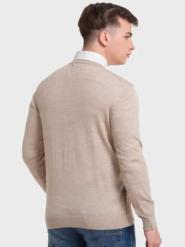 Men Tailored Fit Blue Winter Wear