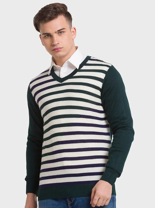 Park Avenue Men Red Slim Fit Self Design Cotton Full Sleeves Semi Cut Away Collar Shirt