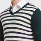 Park Avenue Men Red Slim Fit Self Design Cotton Full Sleeves Semi Cut Away Collar Shirt