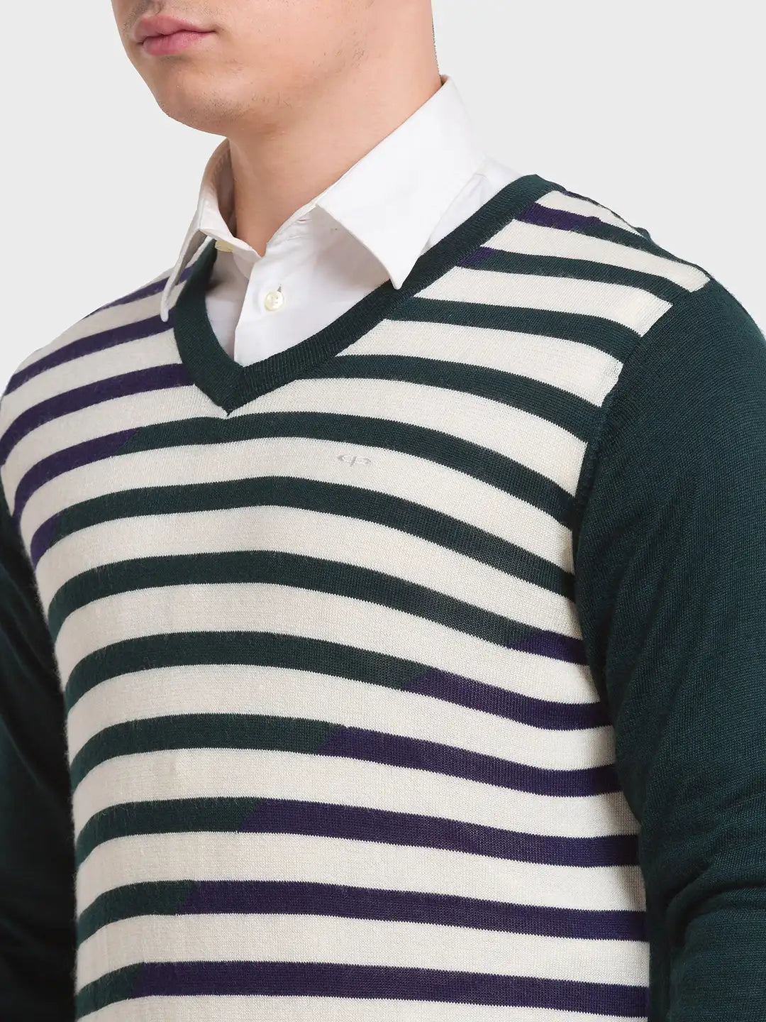Park Avenue Men Red Slim Fit Self Design Cotton Full Sleeves Semi Cut Away Collar Shirt