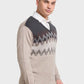 Men Tailored Fit Grey Winter Wear