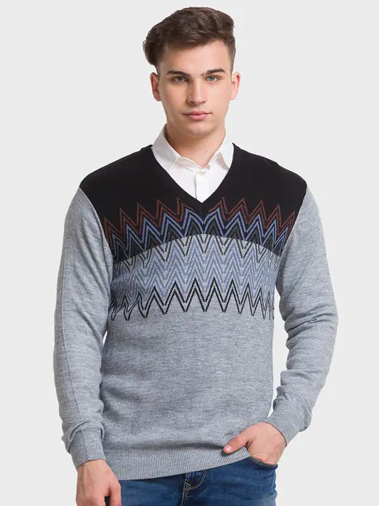 Men Classic Fit Navy Winter Wear